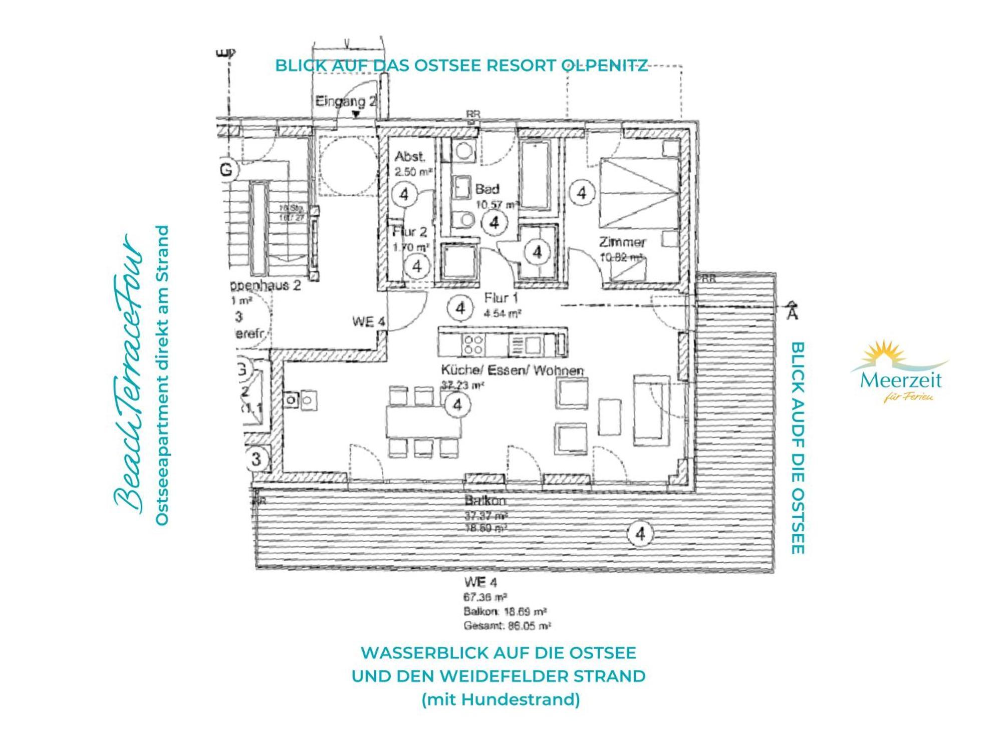 Beachterracefour- Eg, Meerblick, Terrasse, Kamin, Sauna Olpenitz Exterior photo
