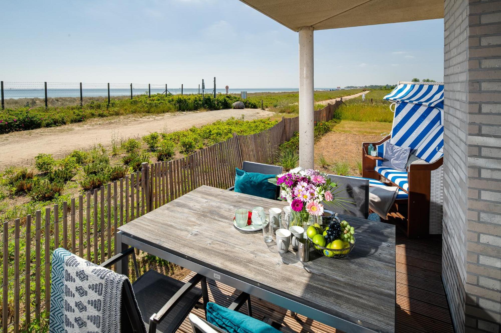 Beachterracefour- Eg, Meerblick, Terrasse, Kamin, Sauna Olpenitz Exterior photo